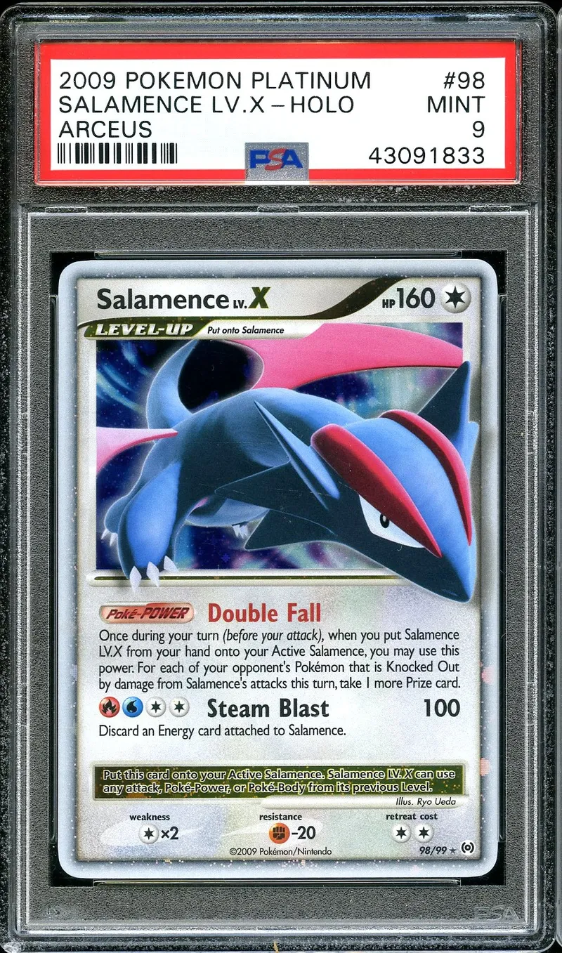 PSA 9 Salamence LV. X