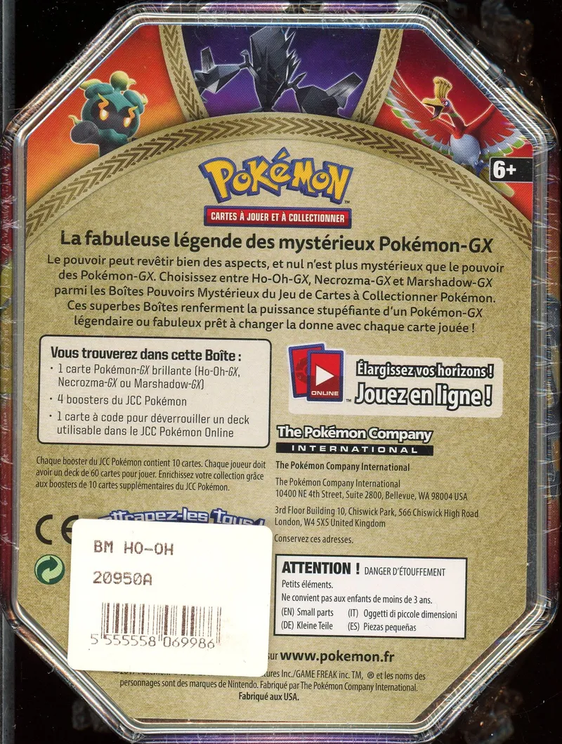 Pokébox Ho-Oh Gx
