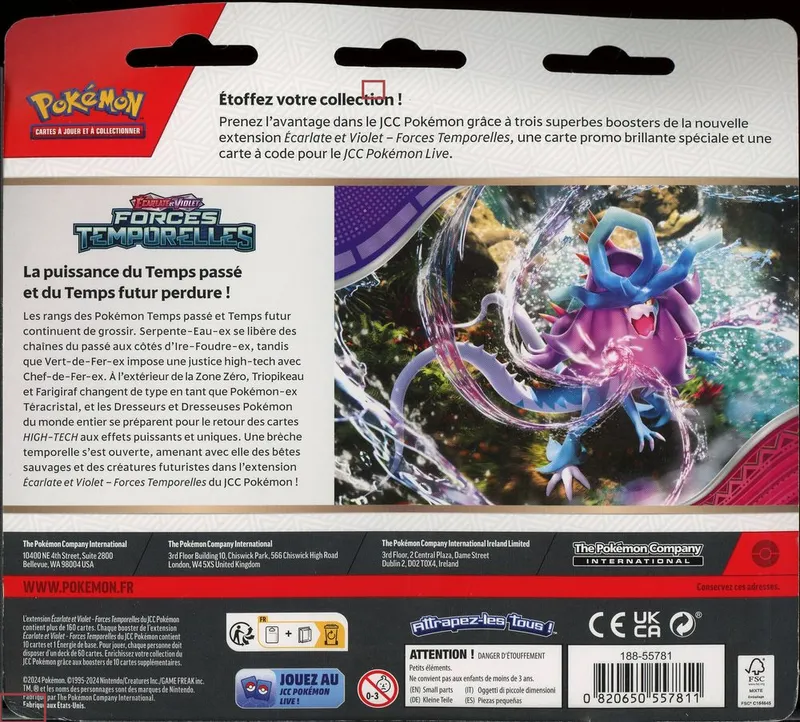 Tripack EV5 Forces Temporelles