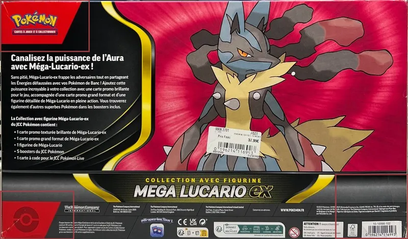 Coffret Collection avec Figurine Mega Lucario Ex
