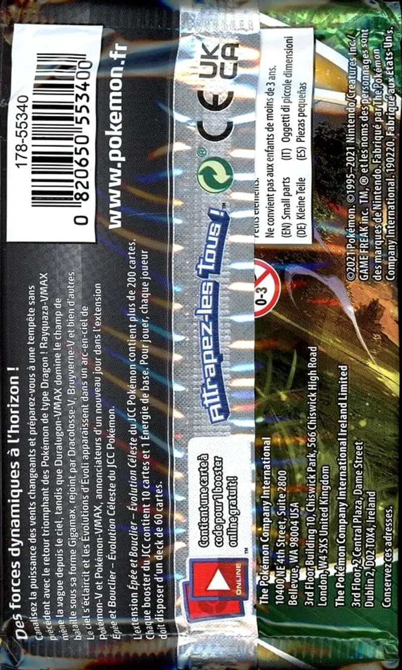 Booster EB7 Evolution Céleste