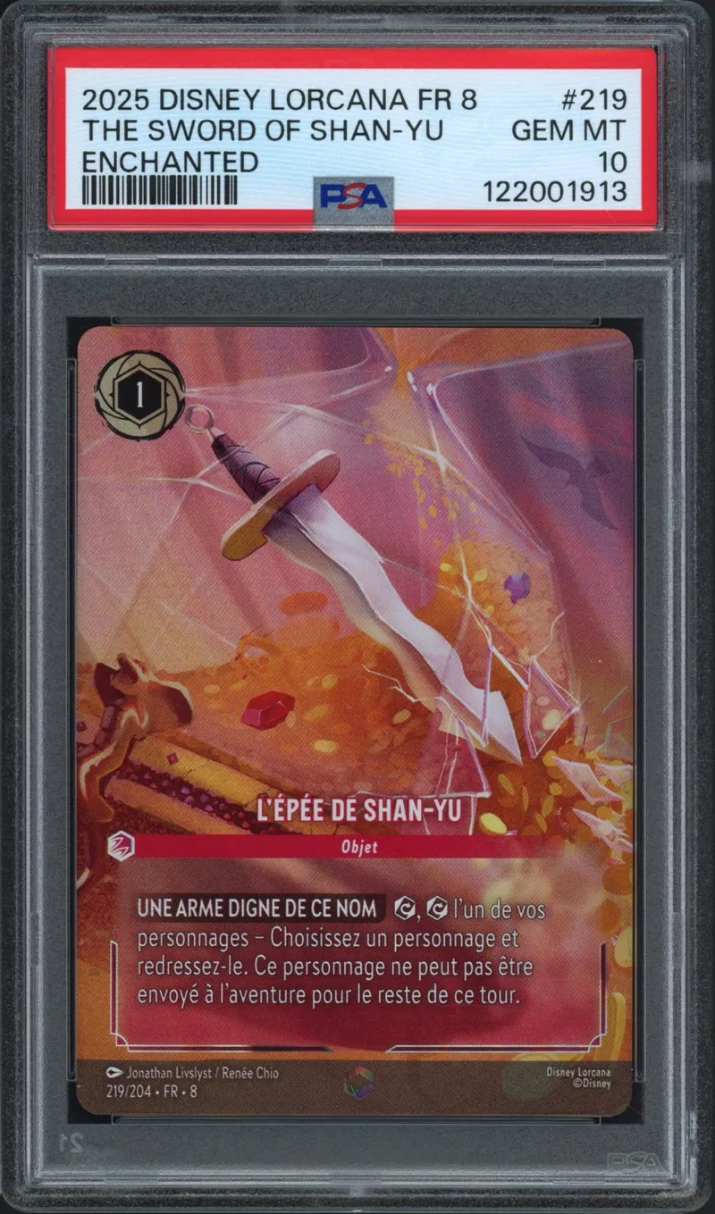 PSA 10 L'épée de Shan-Yu Enchantée