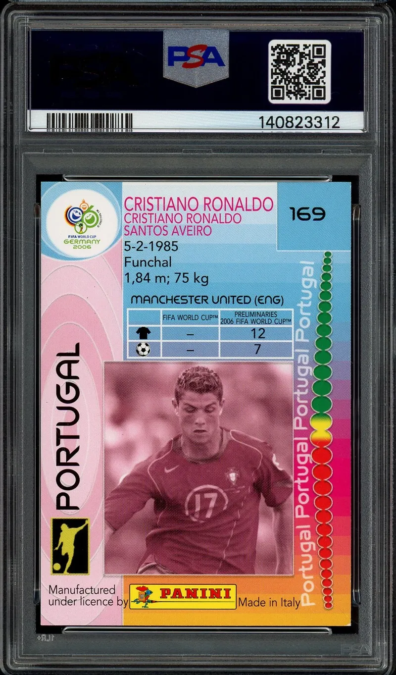 PSA 6 Cristiano Ronaldo