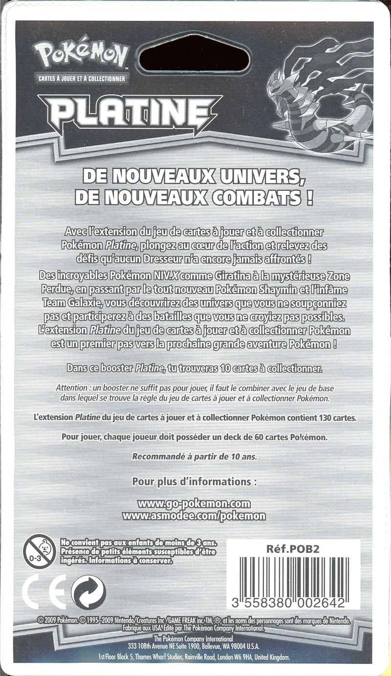 Booster Blister Platine