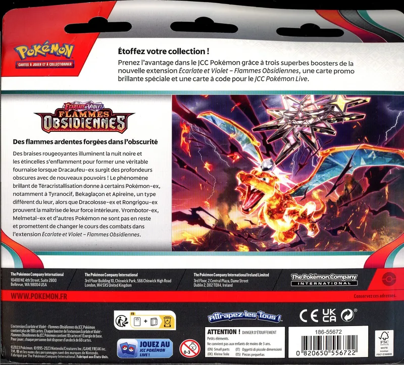 Tripack EV3 Flammes Obsidiennes