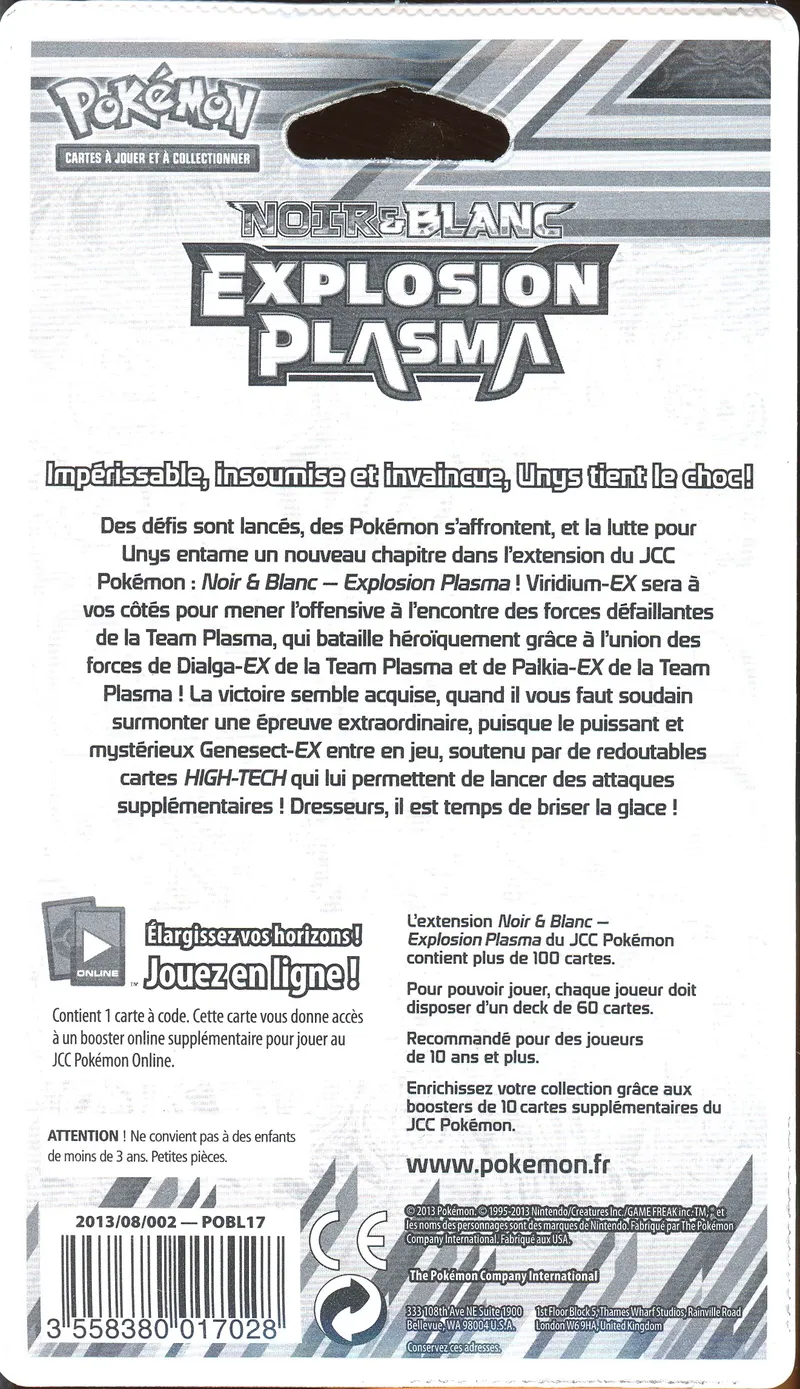 Booster Blister Noir & Banc Explosion Plasma