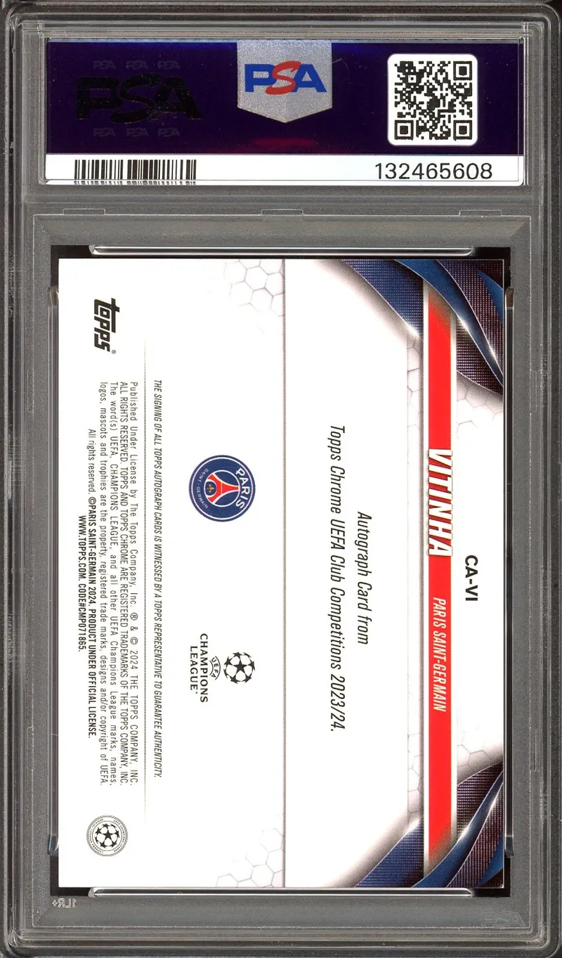 PSA 9 Vitinha Autograph