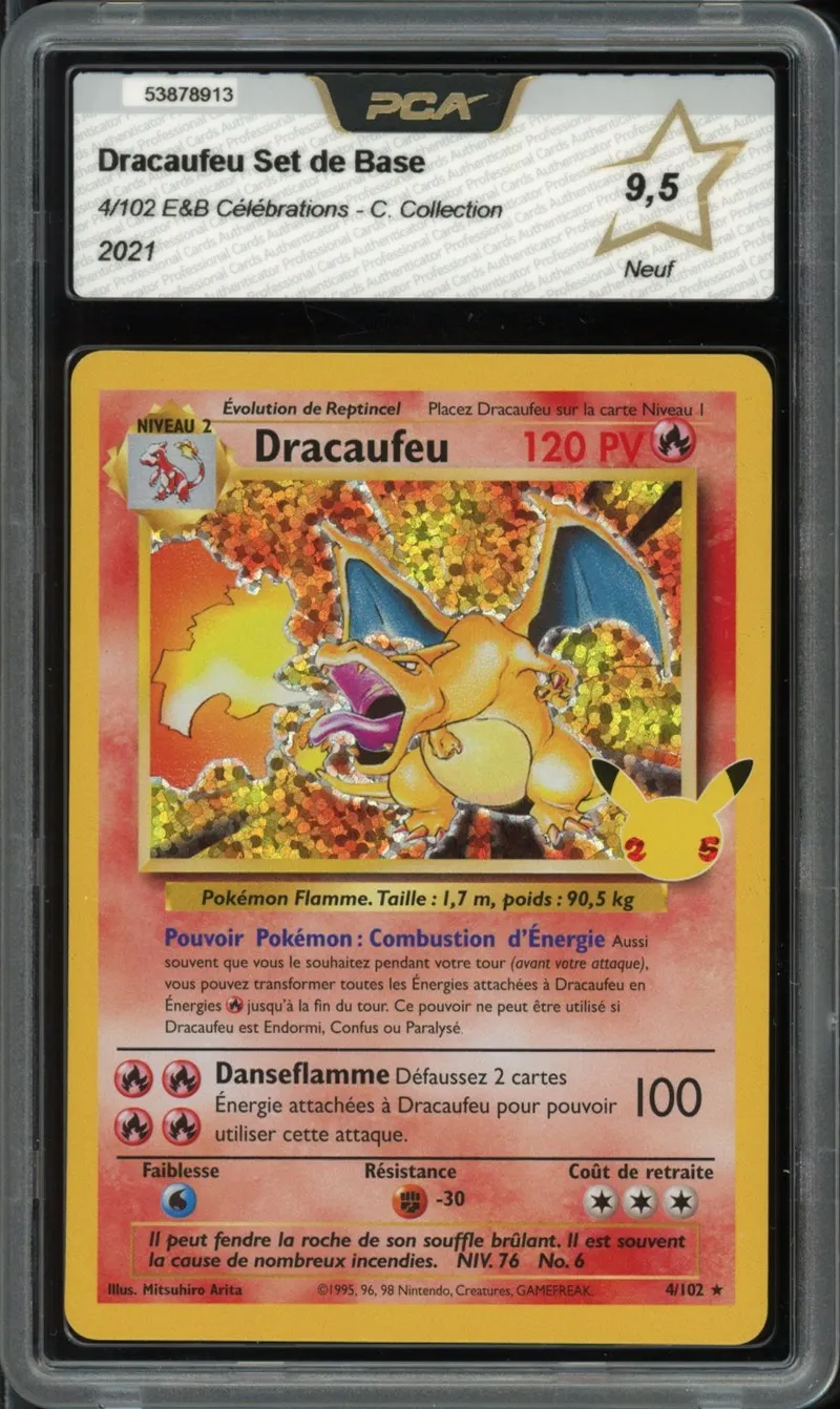 PCA 9.5 Dracaufeu Holo