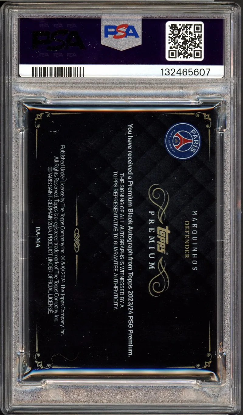 PSA 9 Marquinhos Autograph