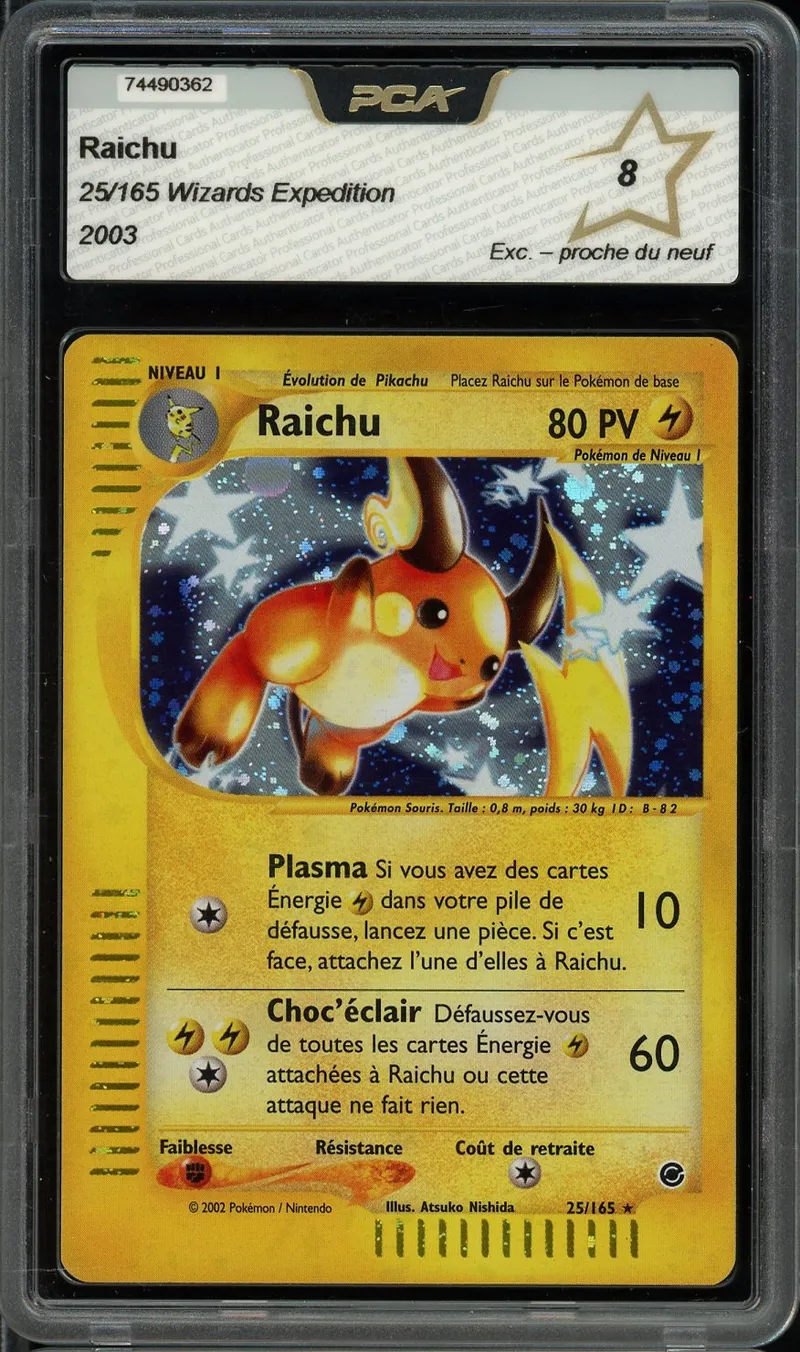 PCA 8 Raichu Holo