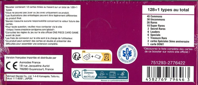 Display OP-11 Des Poings Vifs Comme L'Eclair