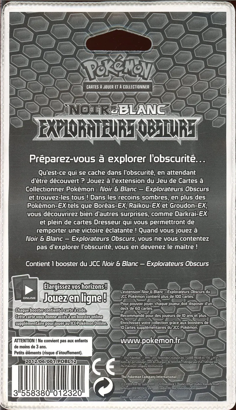 Booster Blister N&B Explorateurs Obscurs