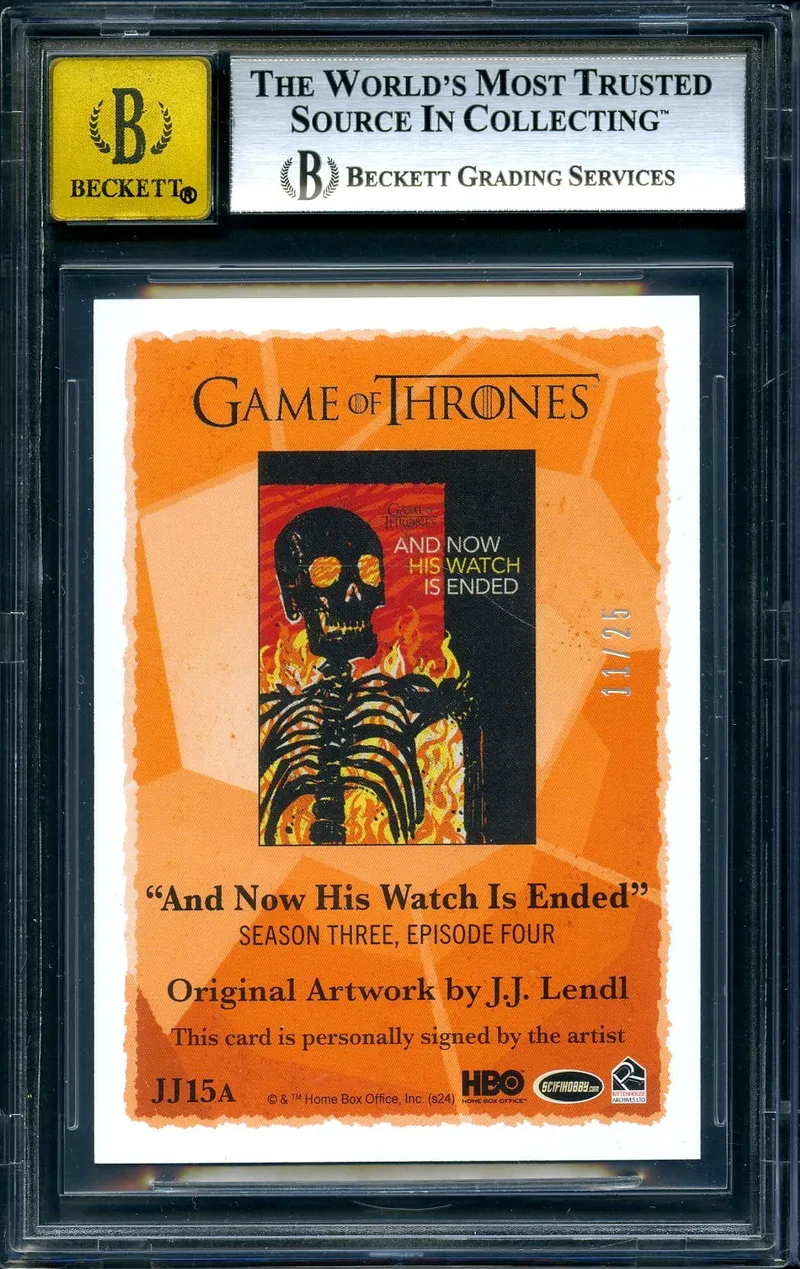 BGS 8.5 JJ Lendl Episode Poster Artist