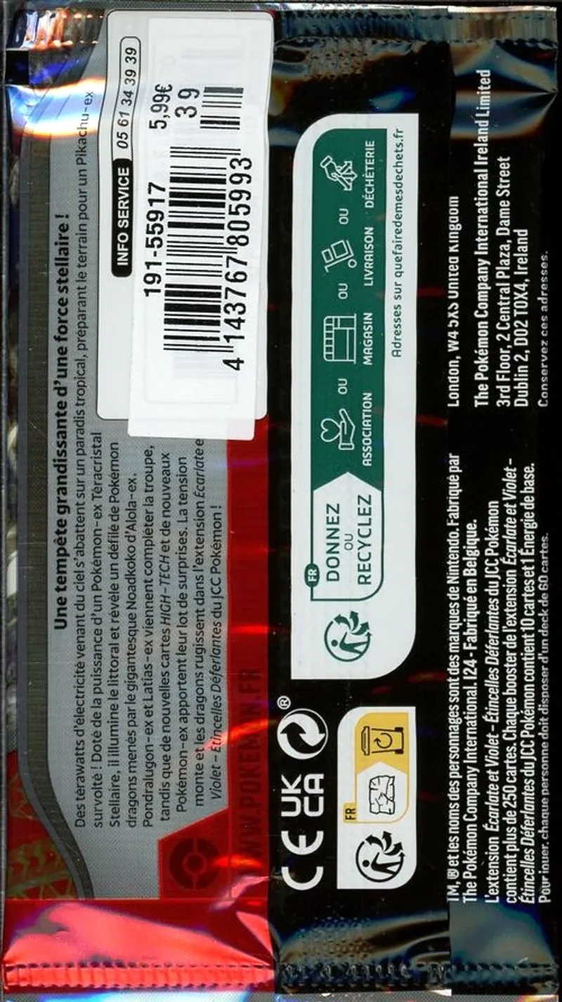 Booster EV8 Etincelles Déferlantes