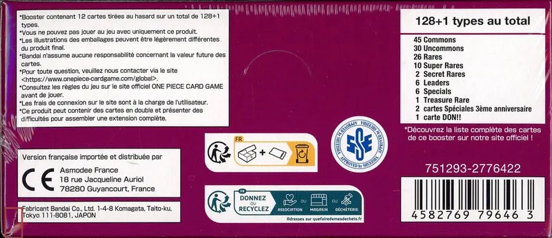 Display OP-11 Des Poings Vifs Comme L'Eclair