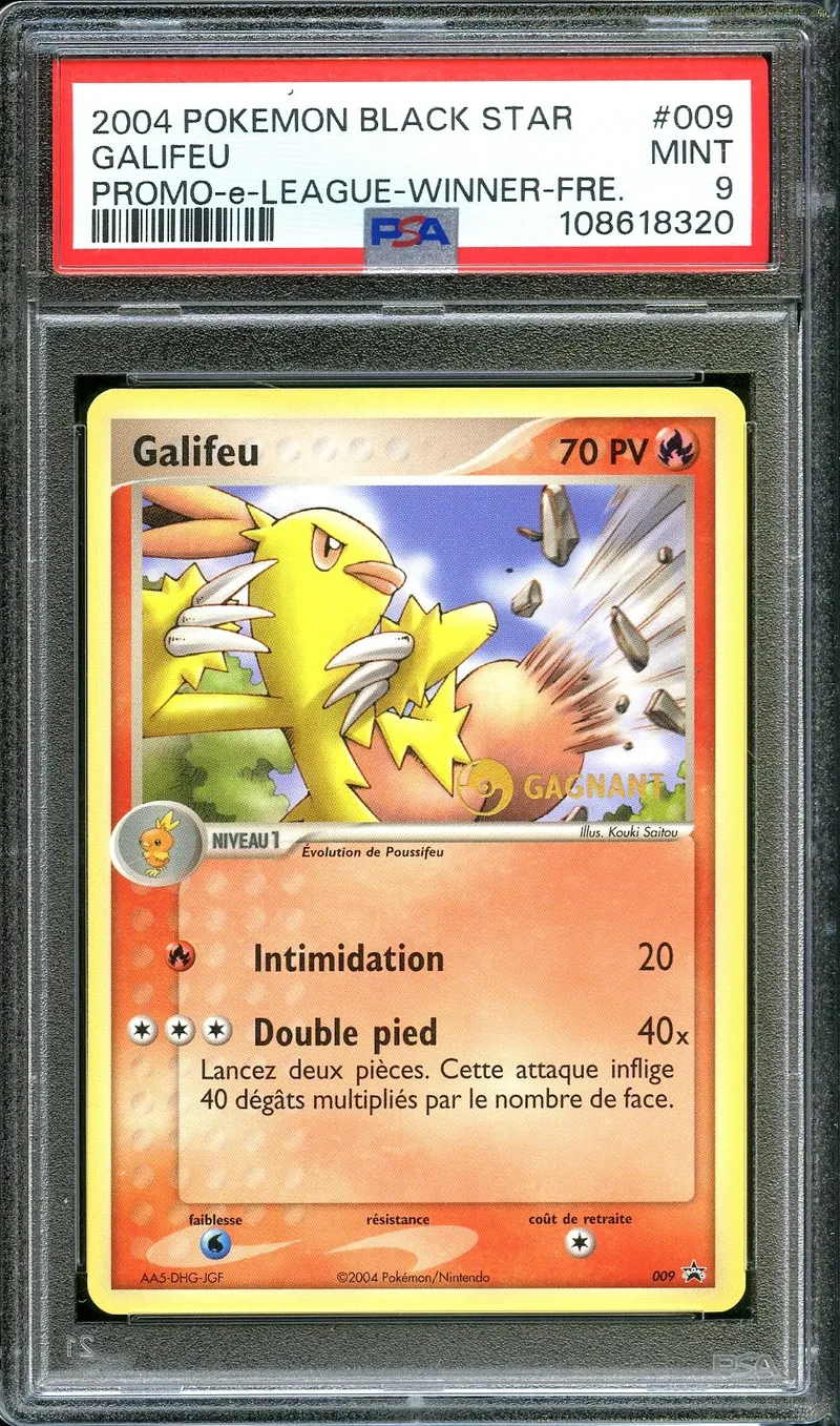 PSA 9 Galifeu Gagnant