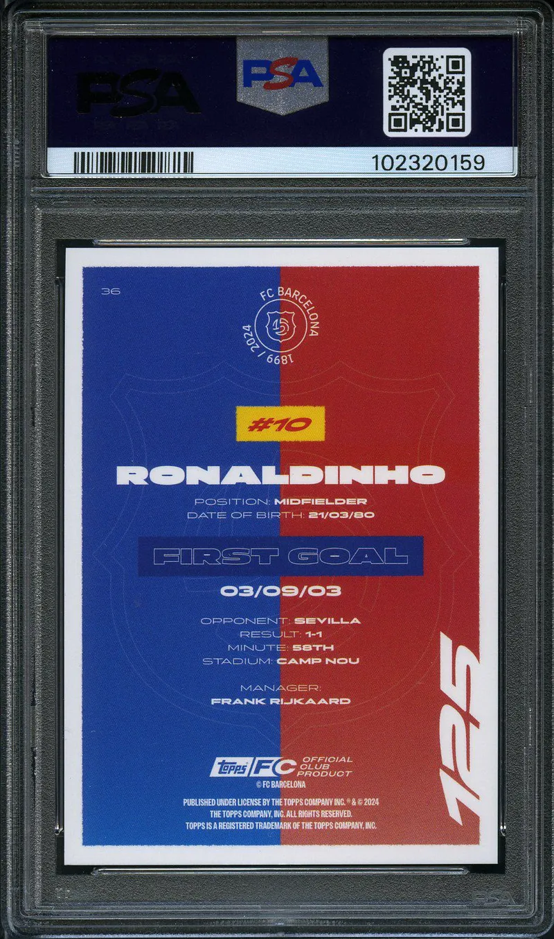 PSA 10 Ronaldinho