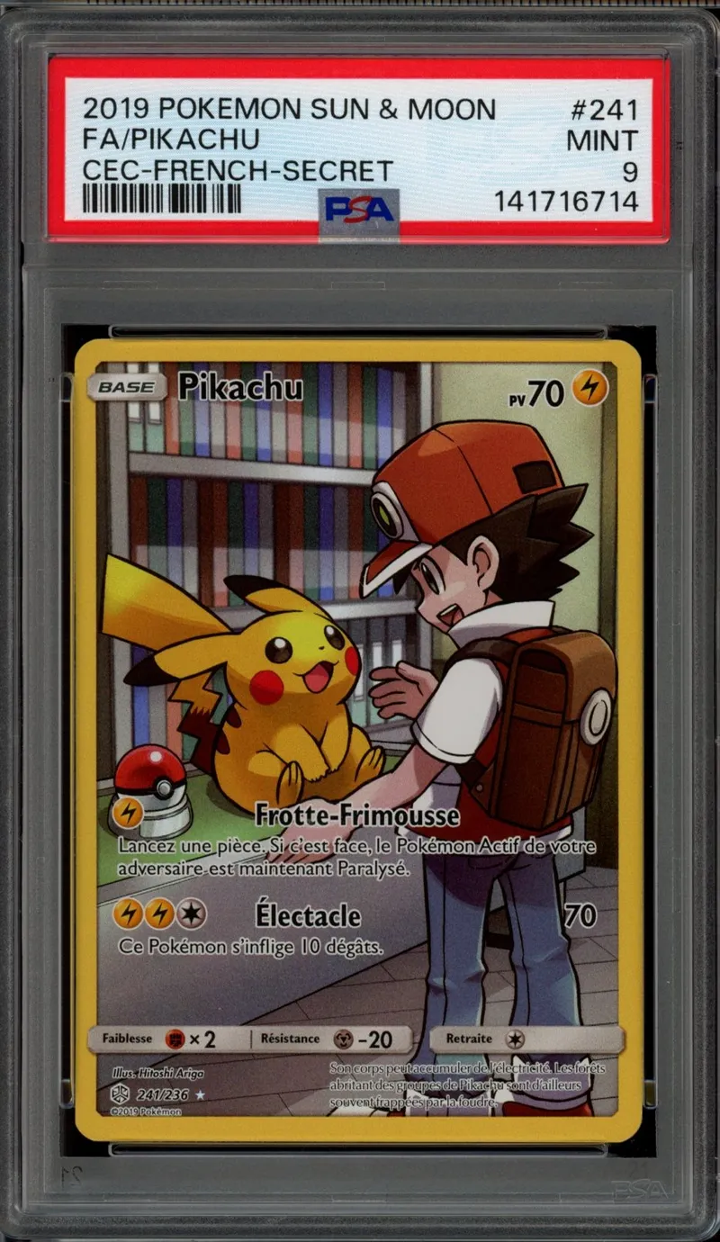 PSA 9 Pikachu