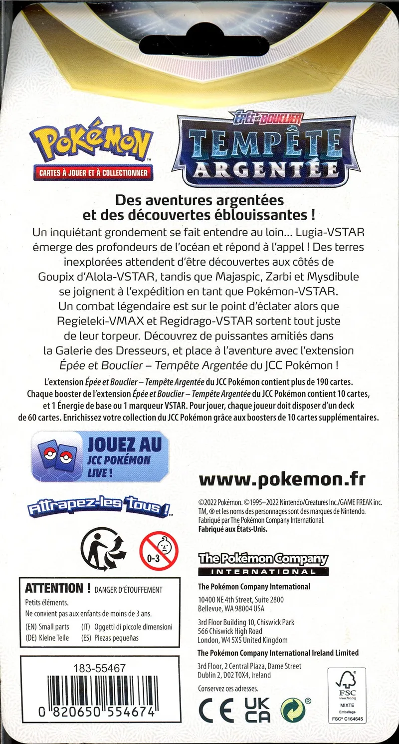 Booster Blister EB12 Tempête Argentée