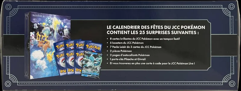 Coffret Pokémon Calendrier des Fêtes 2023