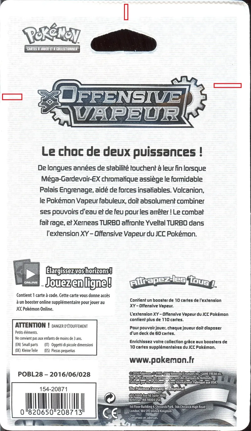 Booster Blister XY Offensive Vapeur