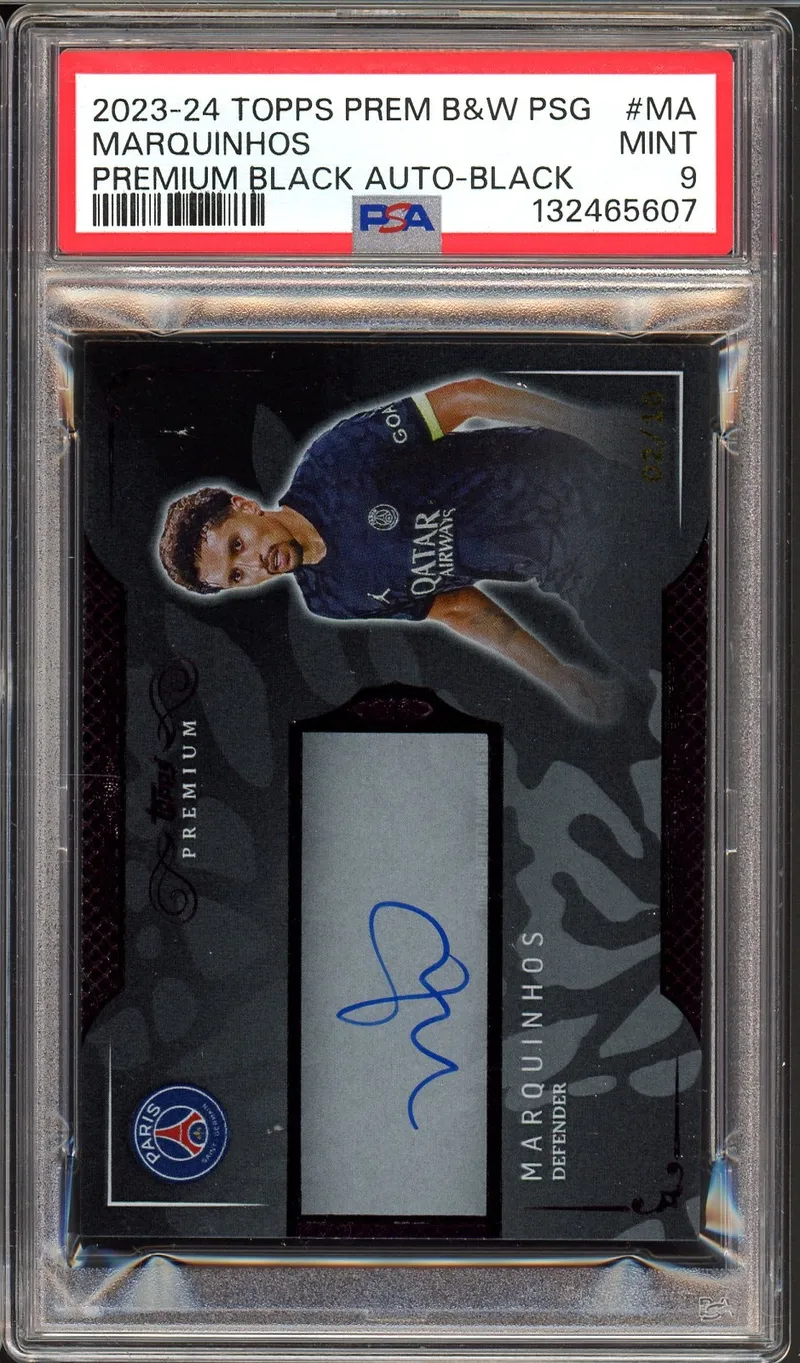 PSA 9 Marquinhos Autograph
