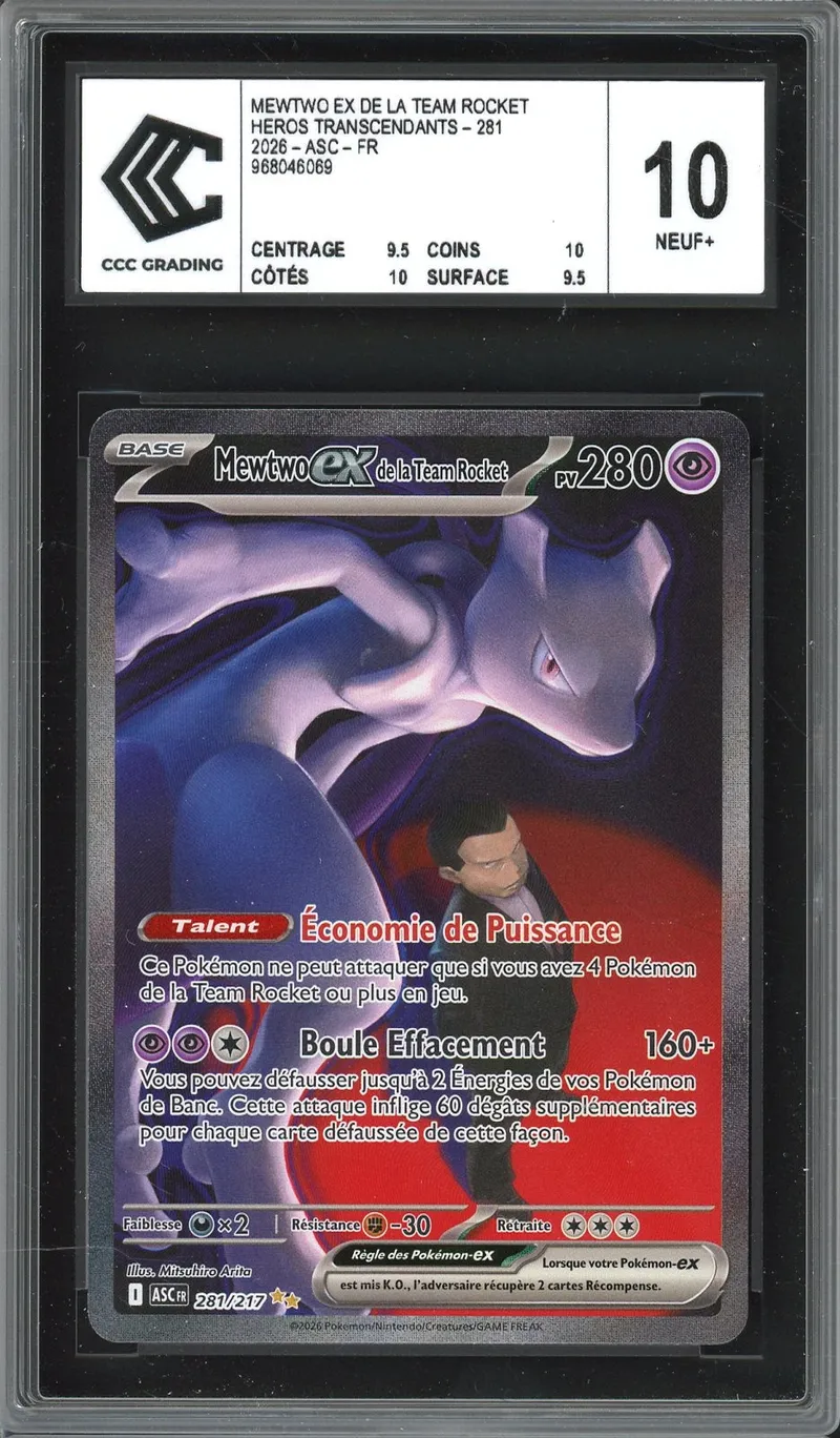 CCC 10 Mewtwo Ex de la Team Rocket