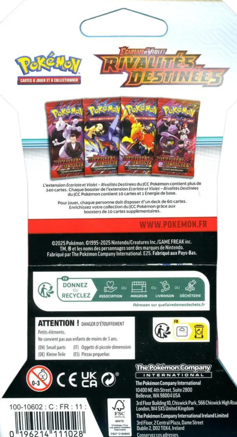 Booster Blister EV10 Rivalités Destinées