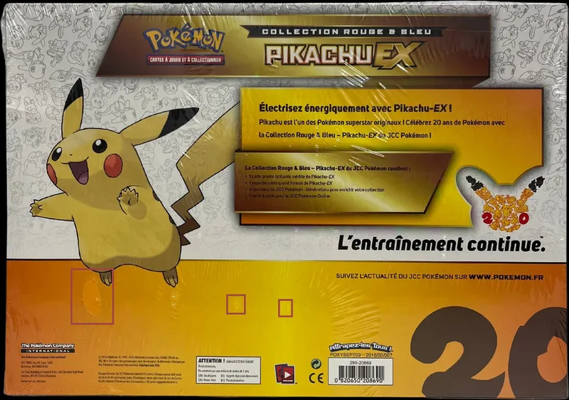 Coffret Collection XY Rouge et Bleu Pikachu Ex