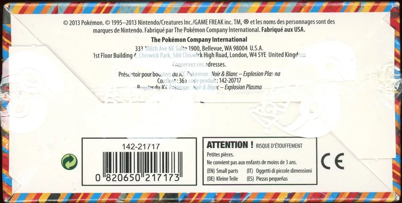 Display Noir & Blanc Explosion Plasma