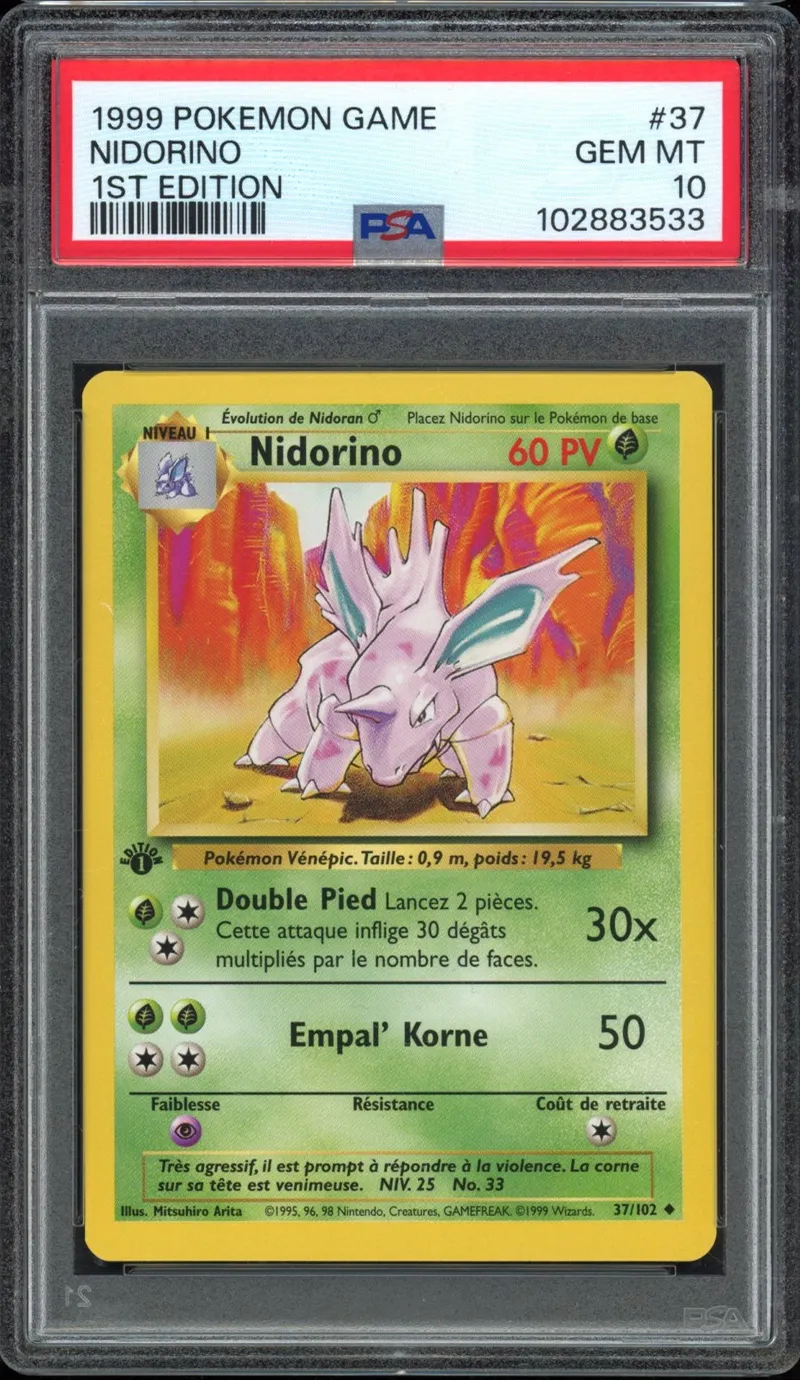 PSA 10 Nidorino
