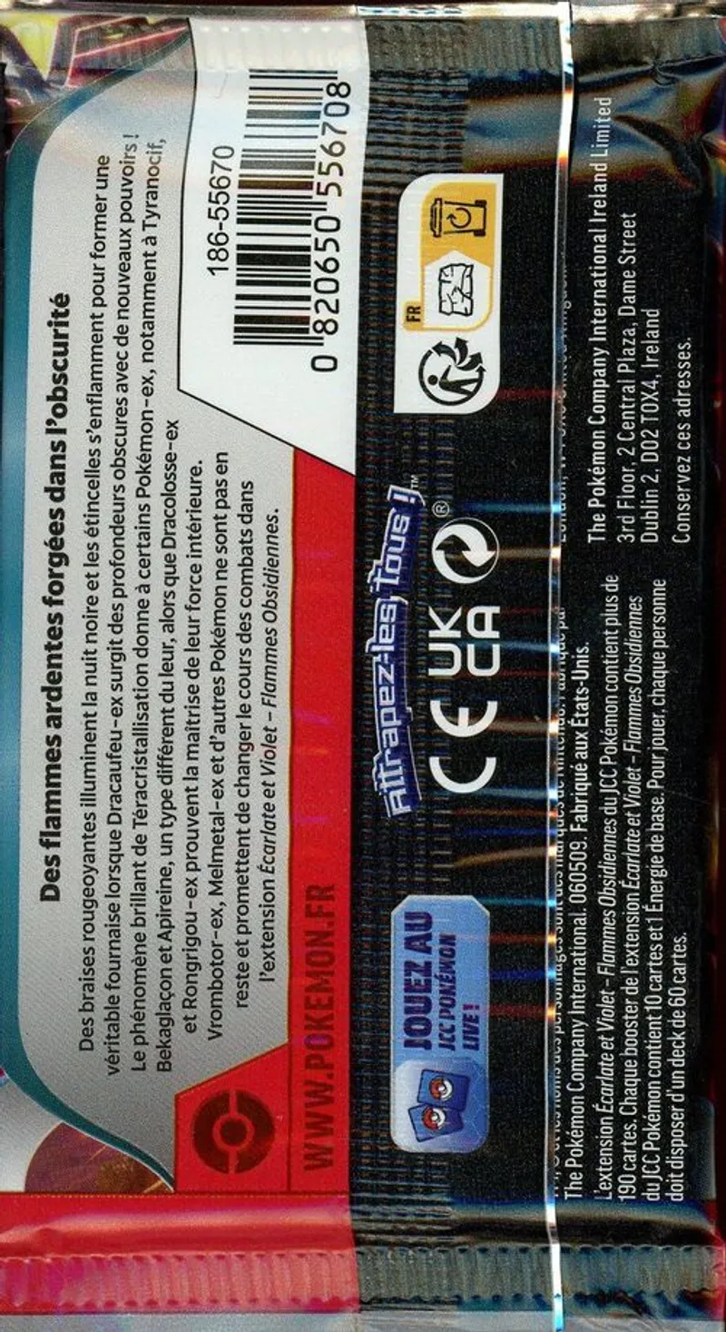 Booster EV3 Flammes Obsidiennes