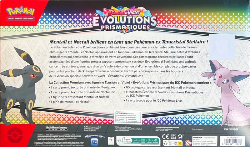 Coffret Premium Figurine EV8.5 Evolutions Prismatiques