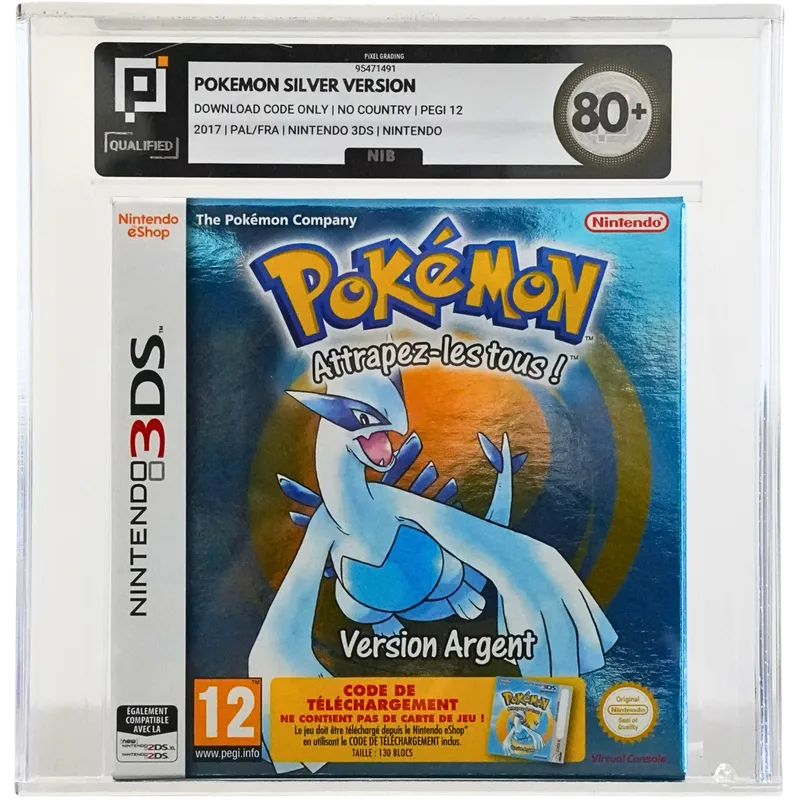 Pixel 80+ Jeu Nintendo 3DS Pokémon Version Argent