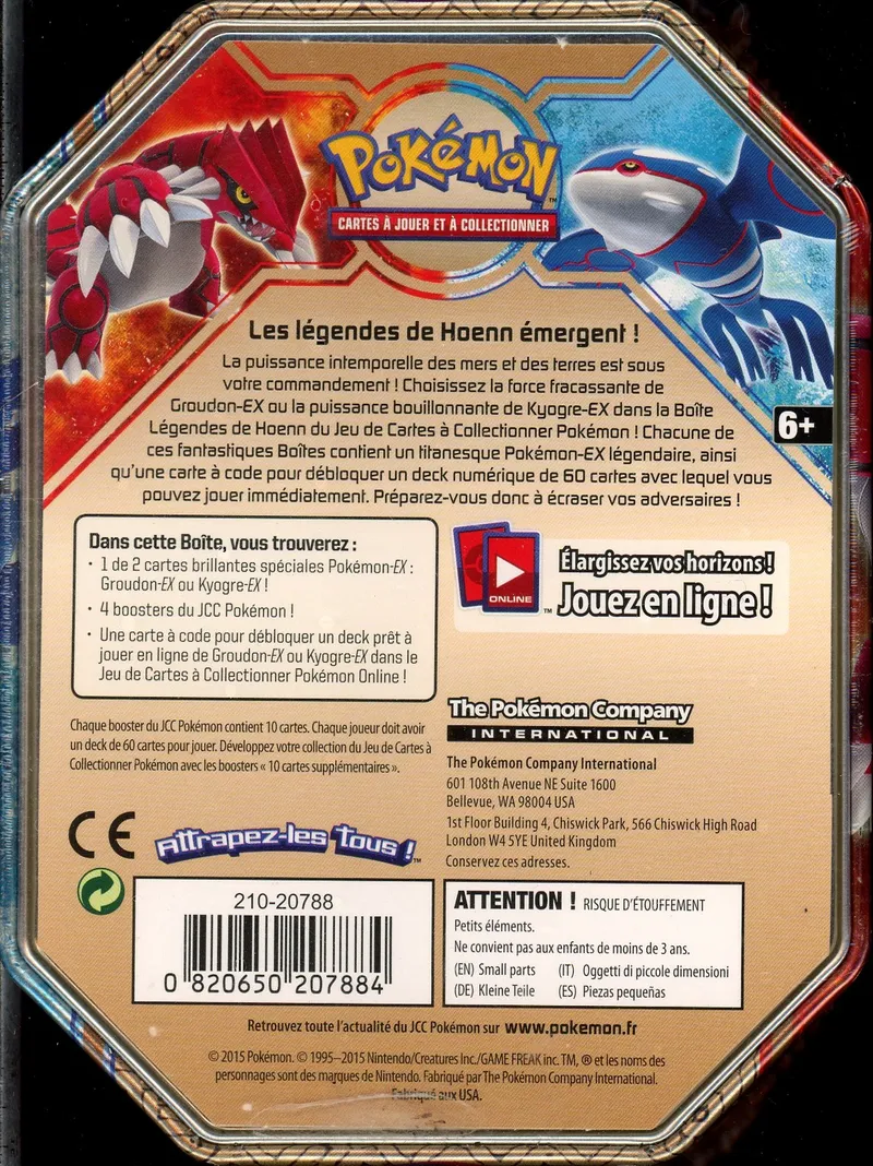 Pokébox Kyogre Ex