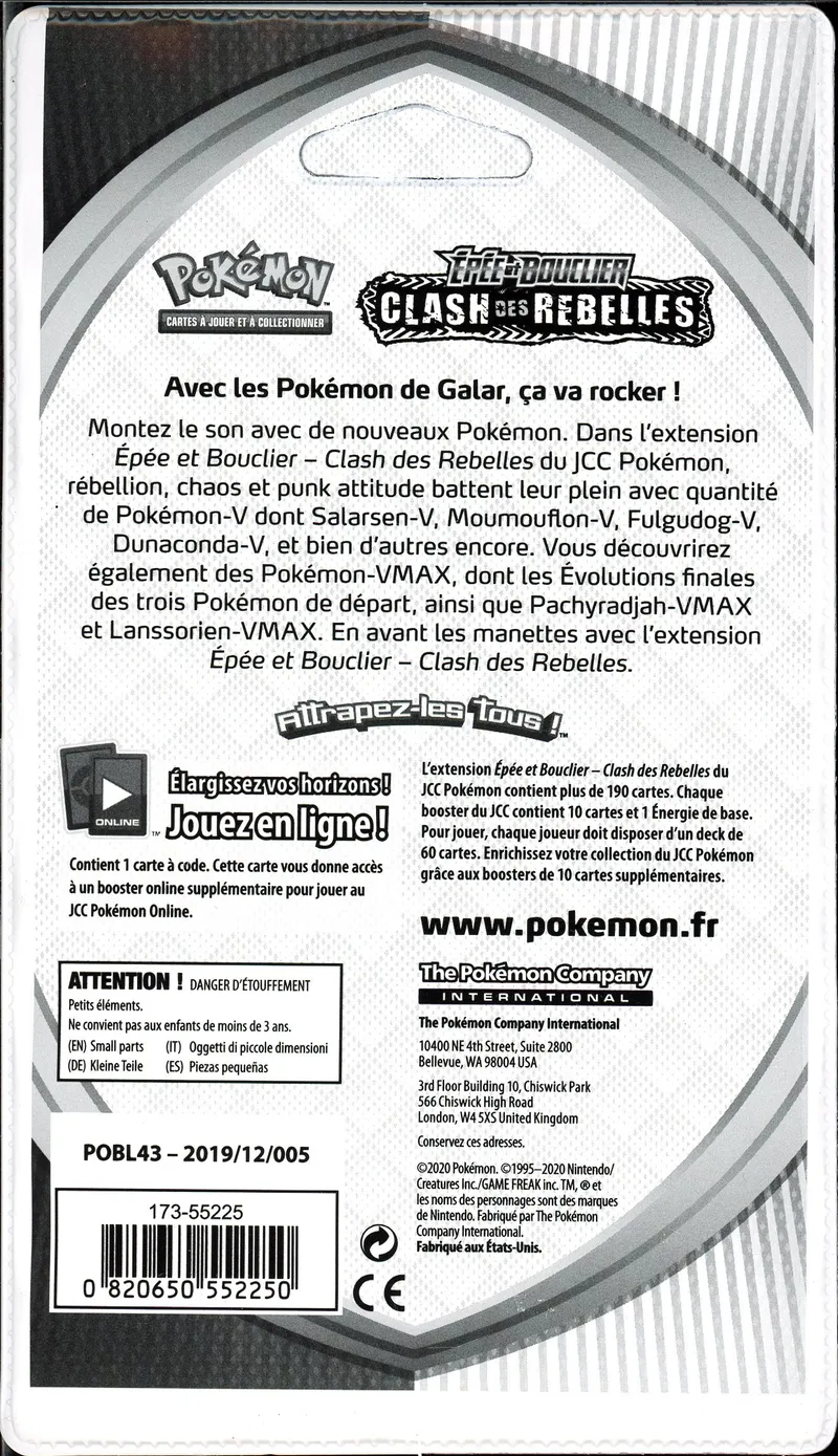 Booster Blister EB2 Clash des Rebelles