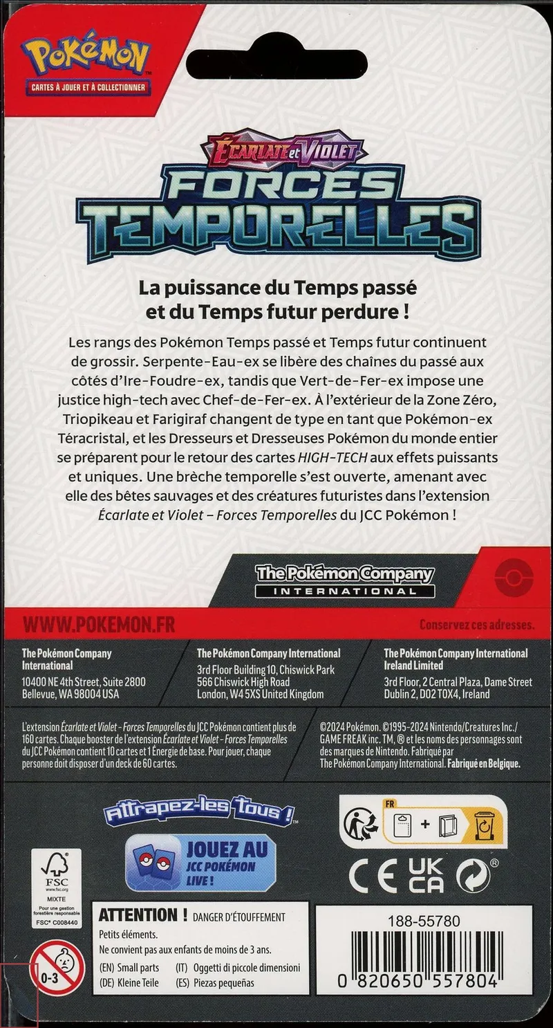 Booster Blister EV5 Forces Temporelles