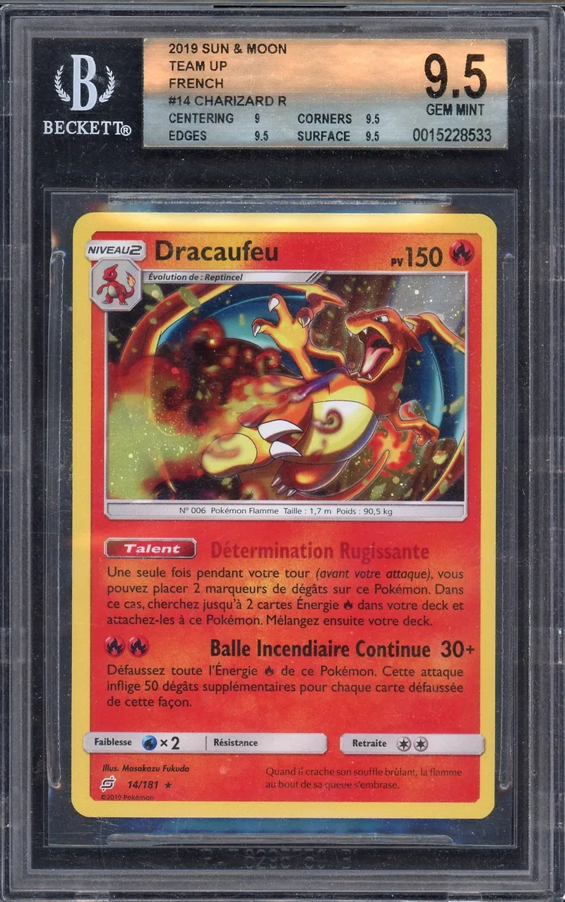 BGS 9.5 Dracaufeu Holo