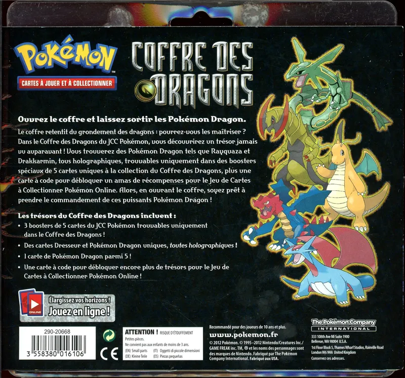 Tripack Noir & Blanc Coffre des Dragons