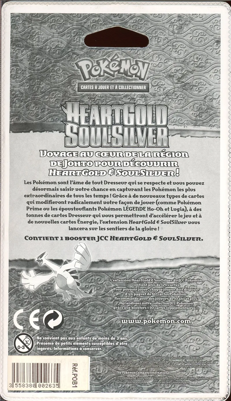 Booster Blister HeartGold SoulSilver