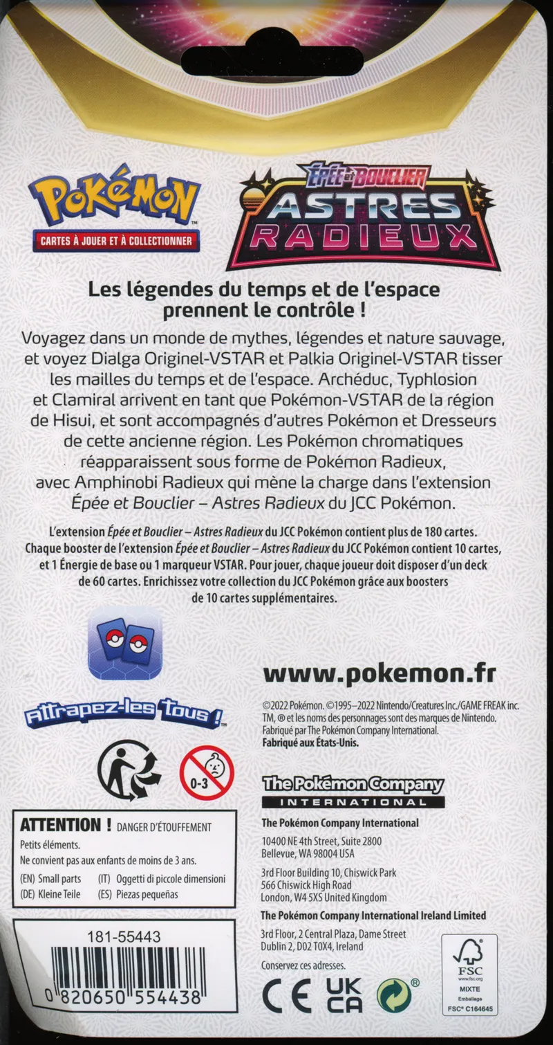 Booster Blister EB10 Astres Radieux