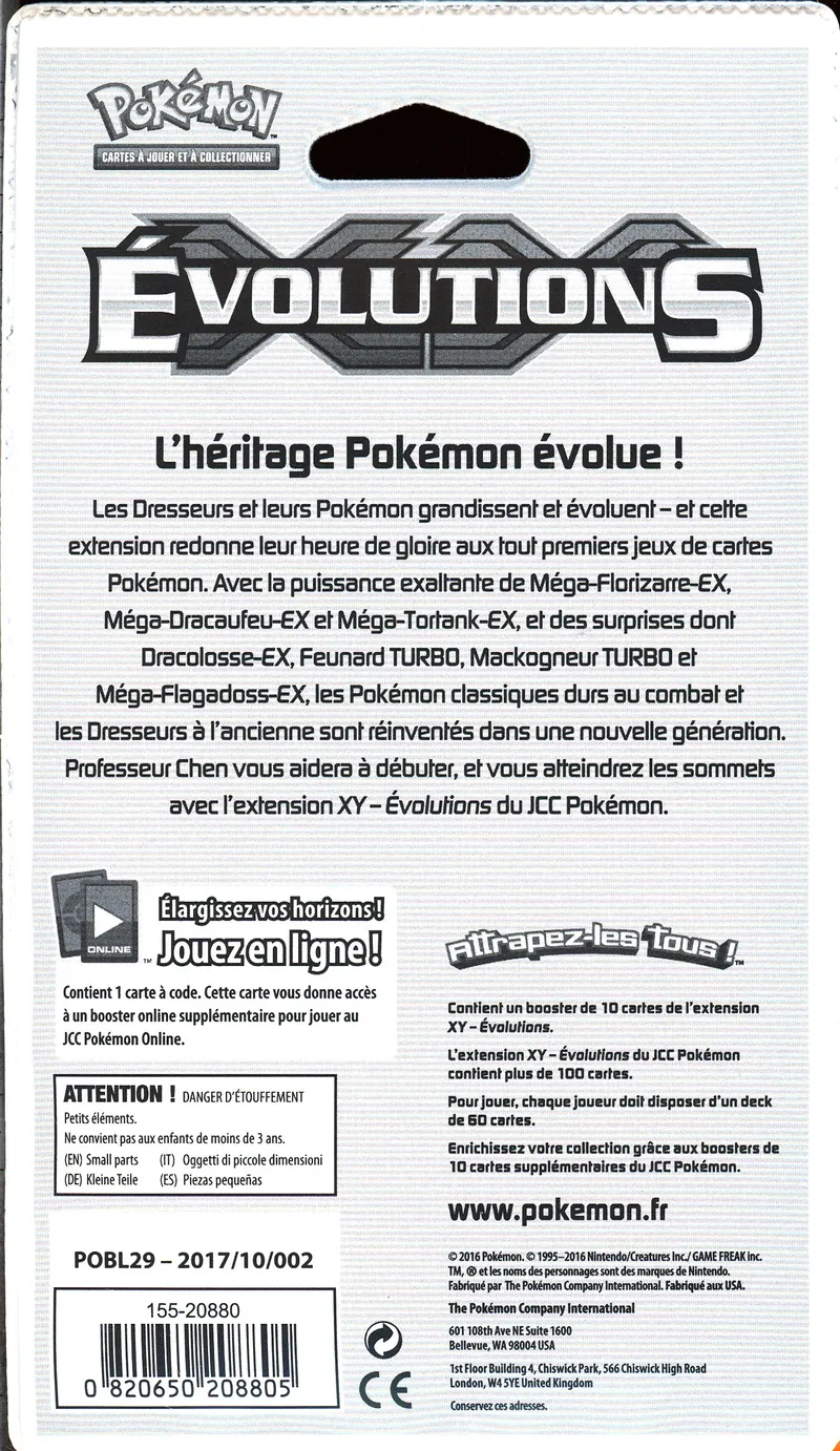 Booster Blister XY Evolutions