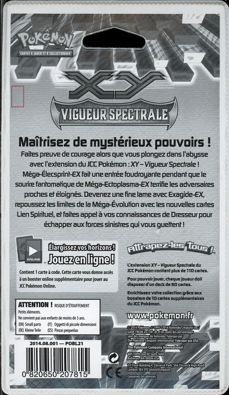 Booster Blister XY Vigueur Spectrale