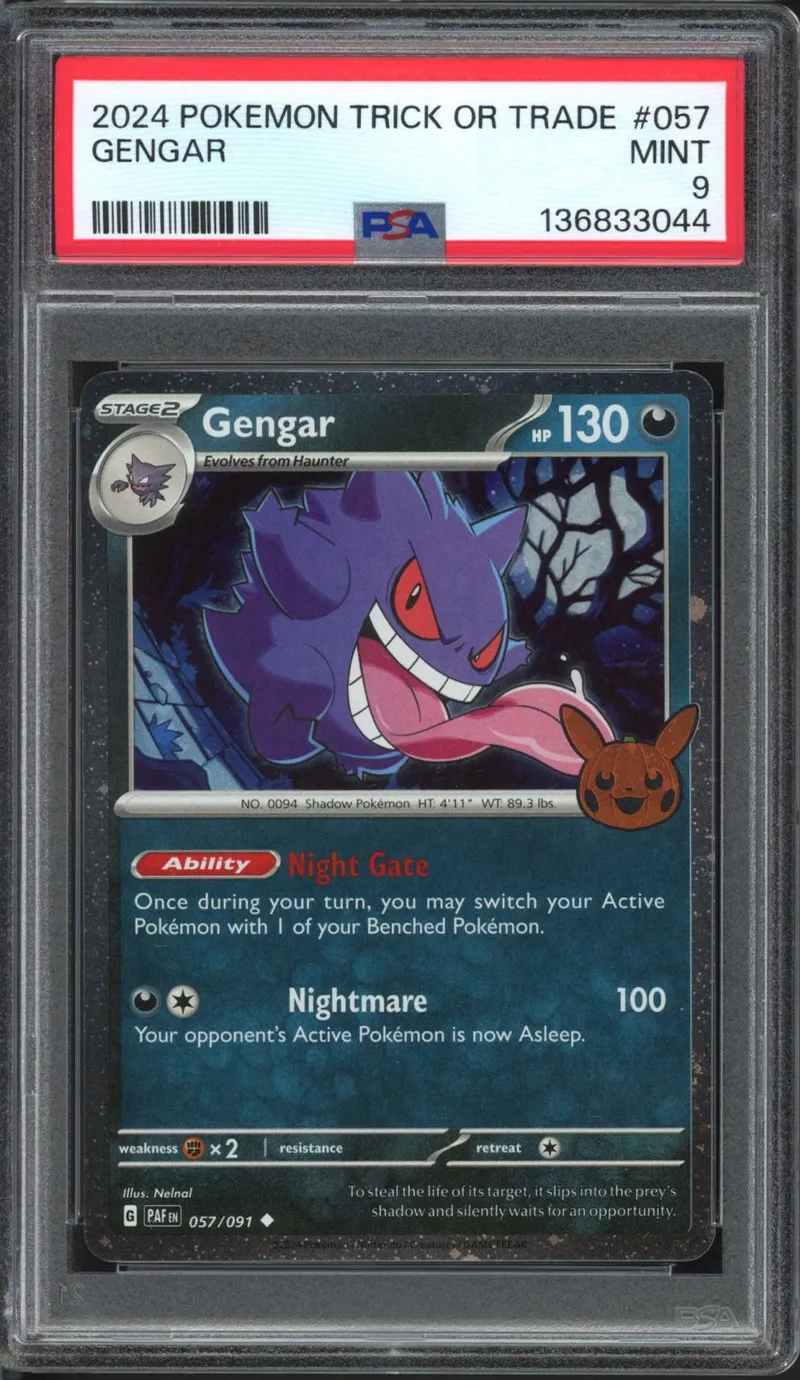 PSA 9 Gengar Holo