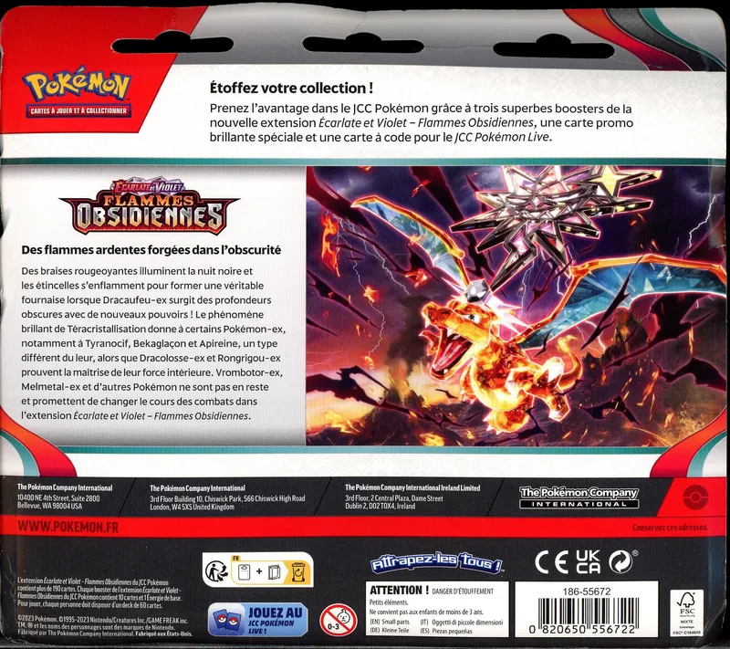 Tripack EV3 Flammes Obsidiennes