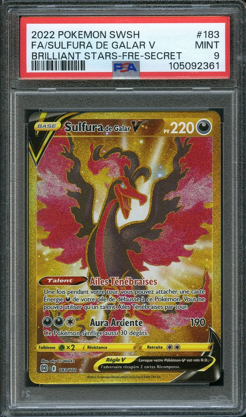 PSA 9 Sulfura V Gold