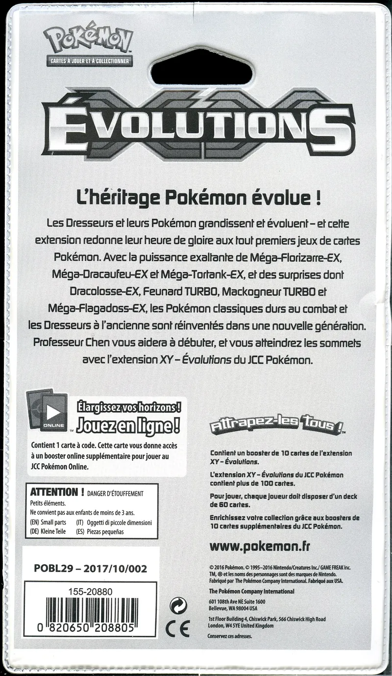 Booster Blister XY Evolutions