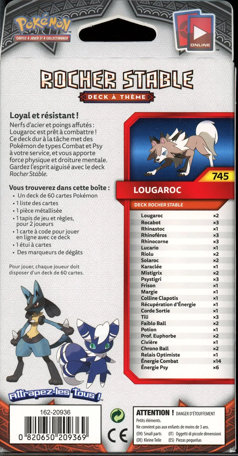 Deck Soleil et Lune Ombres Ardentes
