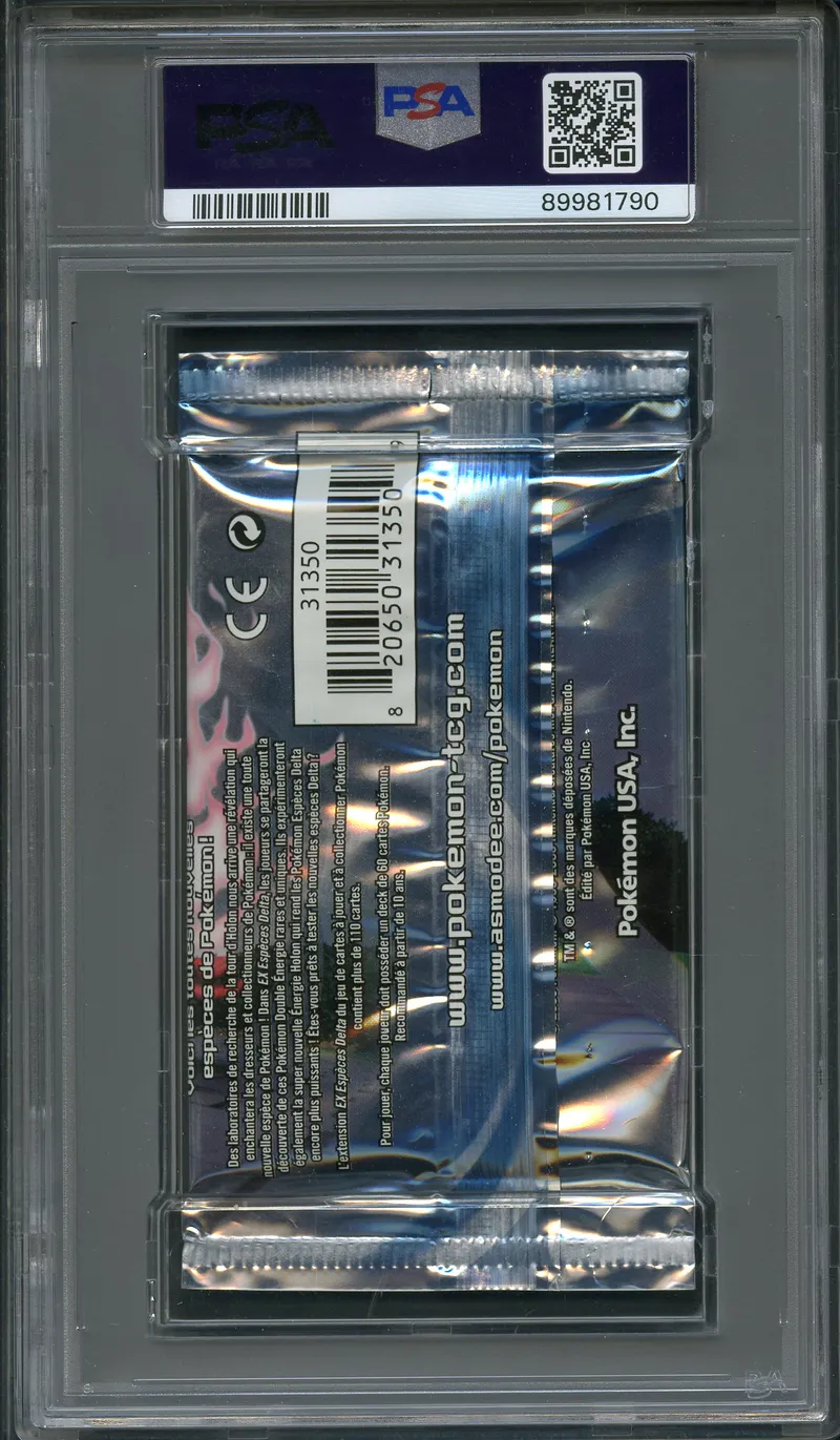 PSA 10 Booster Ex Espèces Delta