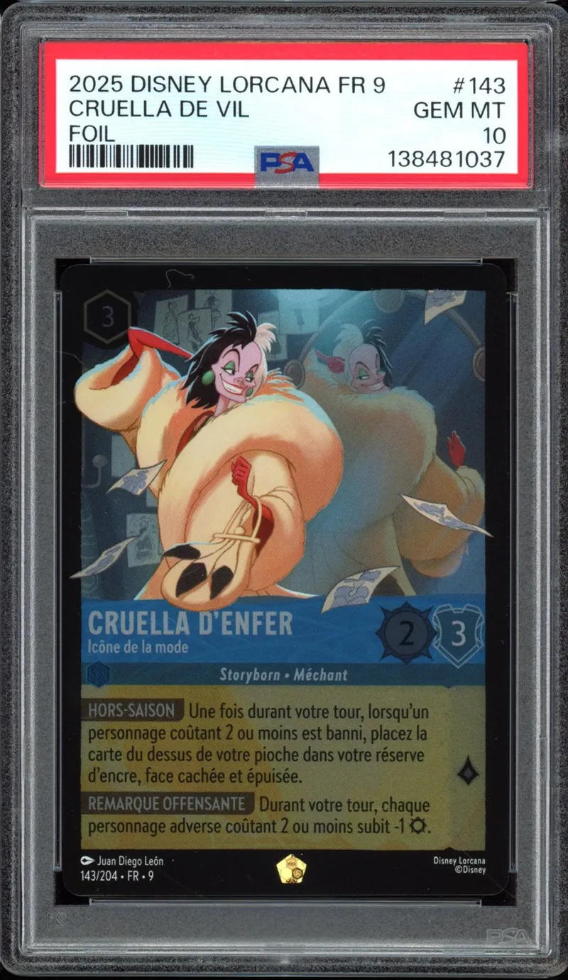 PSA 10 Cruella d'enfer